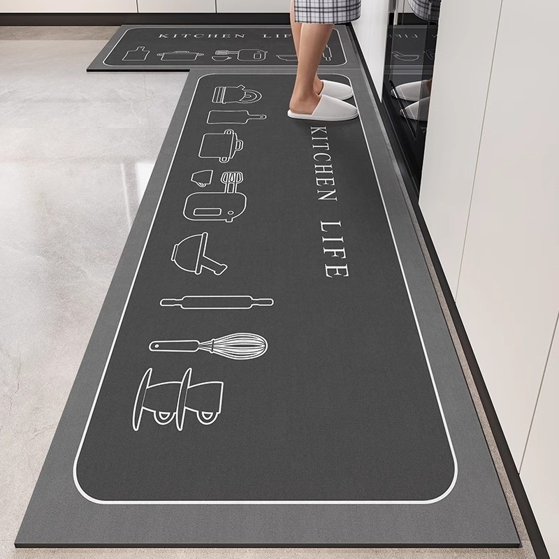 Commercial Kitchen Vinyl - Alfombra de cocina Alfombra específica para