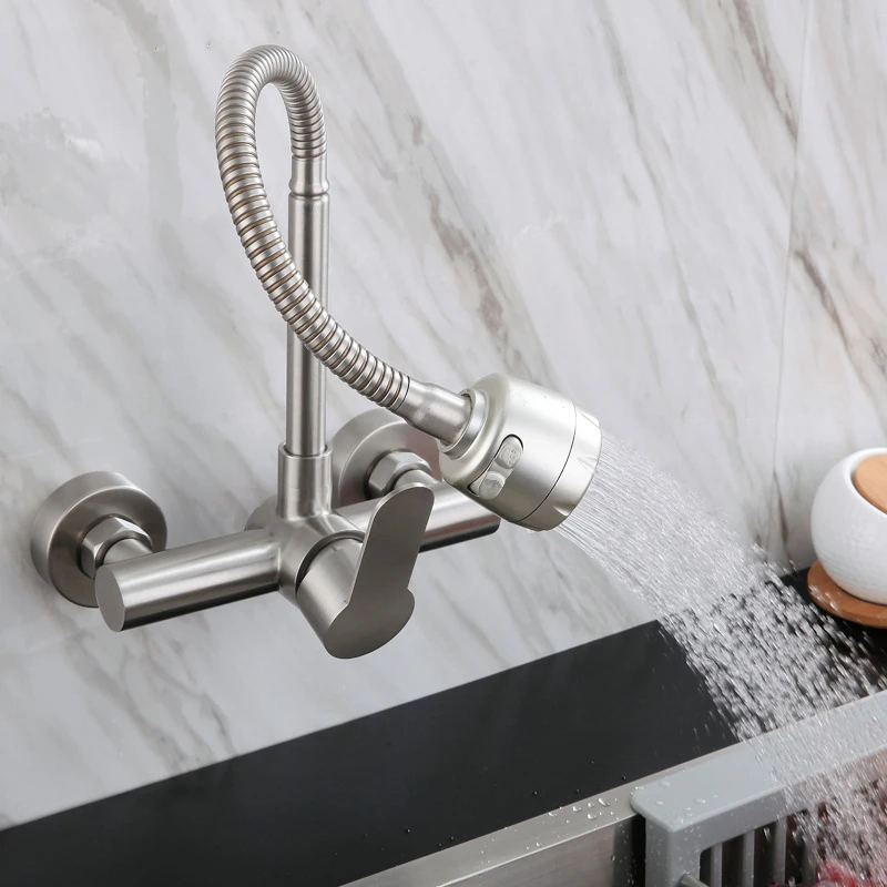 Commercial Kitchen Faucets - Grifo de cocina de acero inoxidable