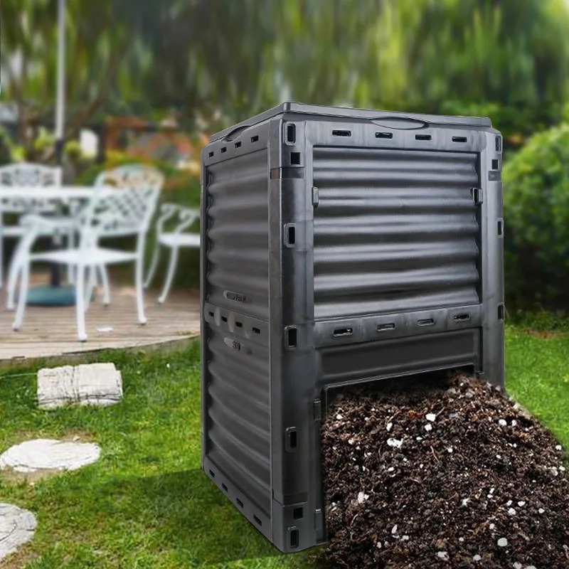 Commercial Kitchen Bin - Contenedor de Compostaje para Jardín, Caja