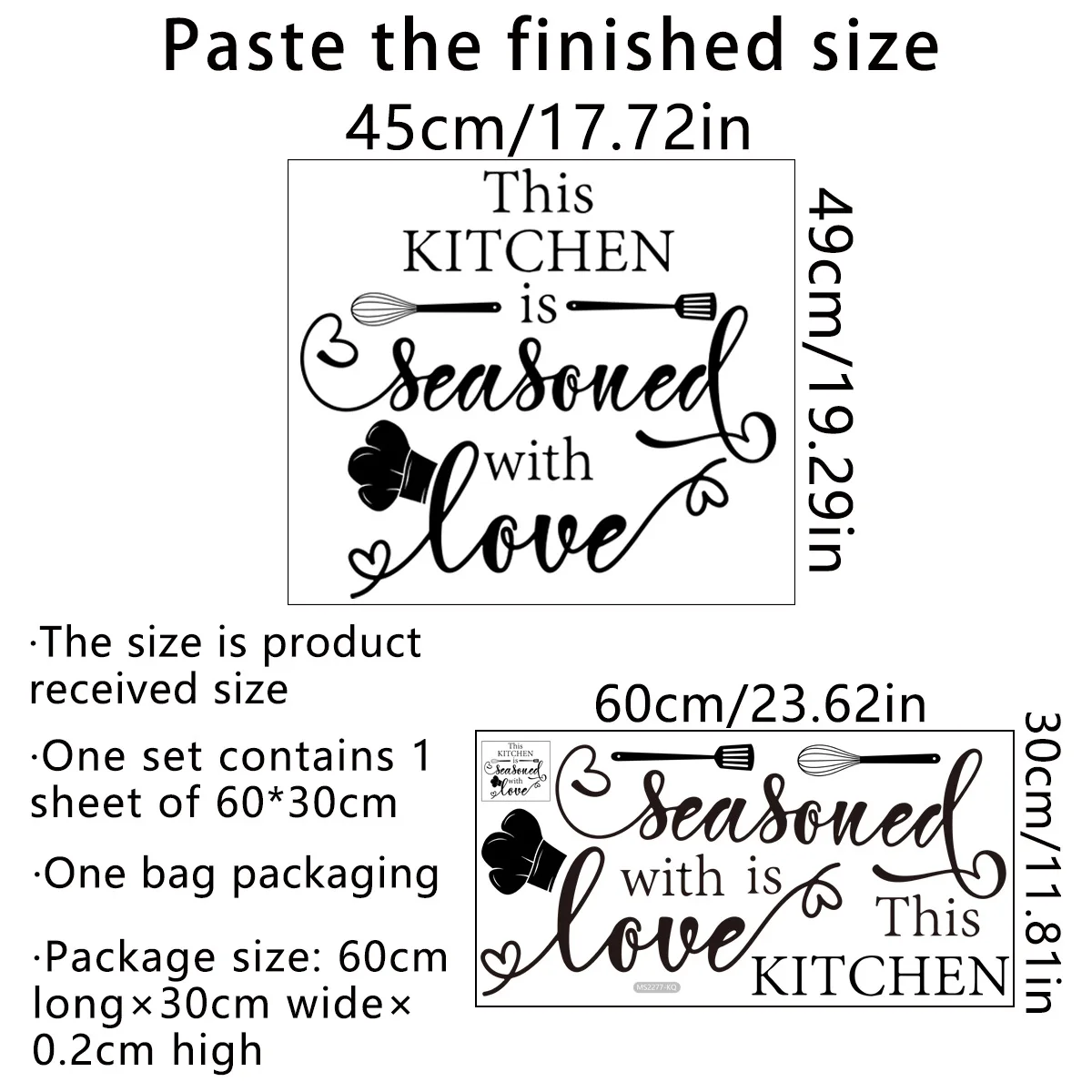 Commercial Kitchen Wall Material - Pegatina de pared para cocina, material