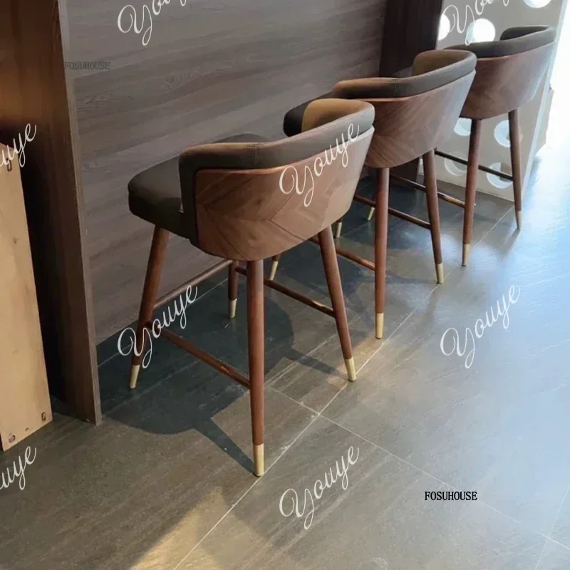 Commercial Kitchen Lighting Design - Taburetes de Bar Minimalistas Nórdicos, Sillas