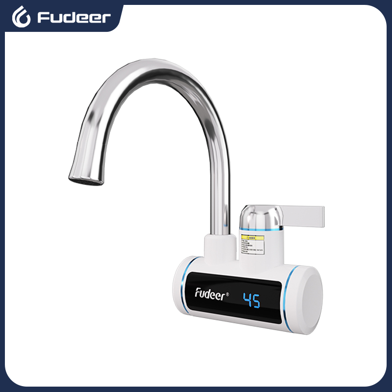 Commercial Kitchen Faucets - Calentador de agua eléctrico Fudeer, grifo