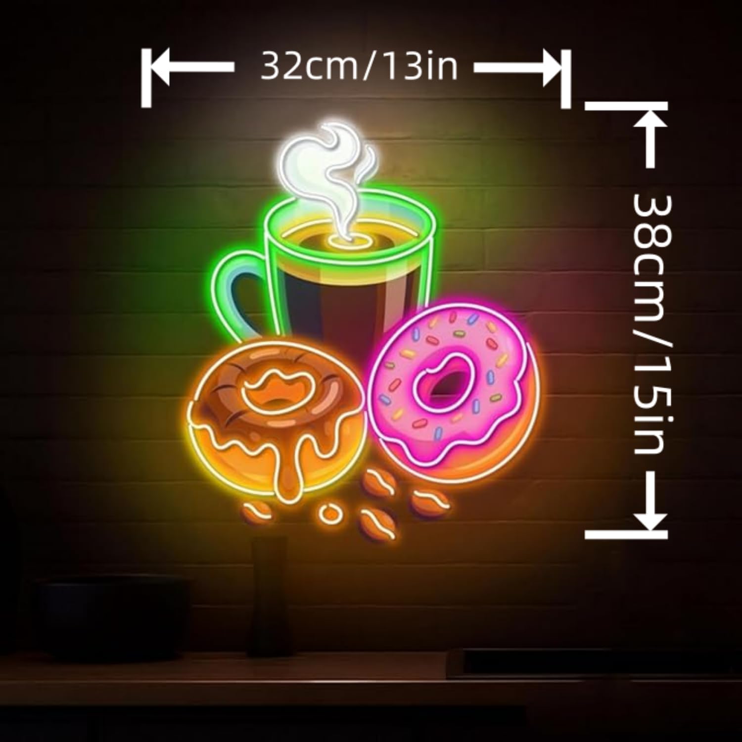 Letrero LED de neón con forma  - Commercial Kitchen Light reseña y precio
