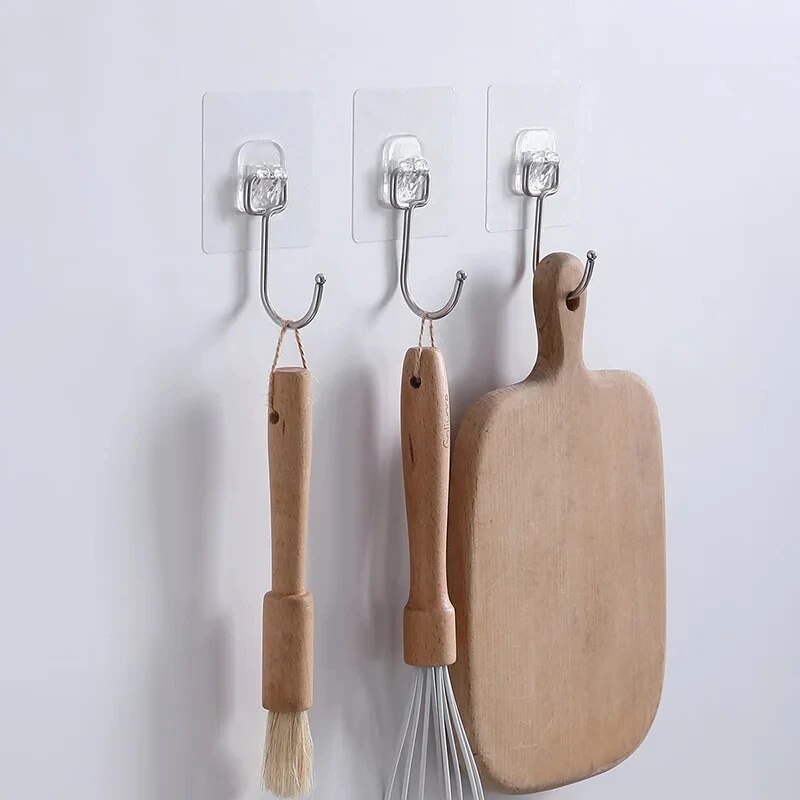 Gancho autoadhesivo de gran ta - Commercial Kitchen Shed reseña y precio