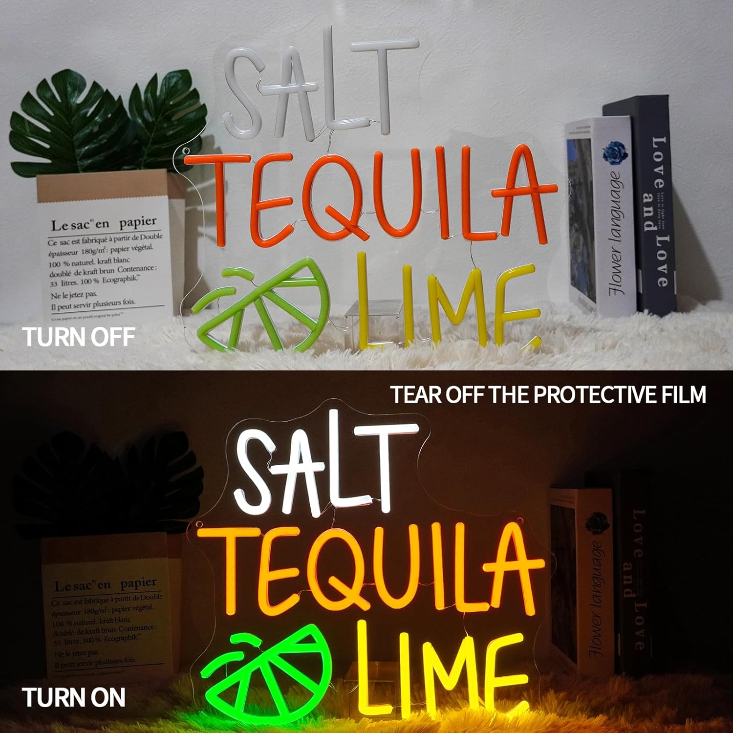 Letrero de neón de sal Tequila - Commercial Kitchen Light reseña y precio