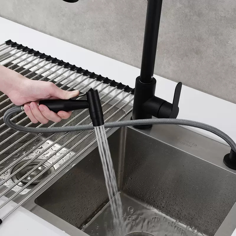 Fregadero de cocina negro de a - Commercial Kitchen Faucets reseña y precio