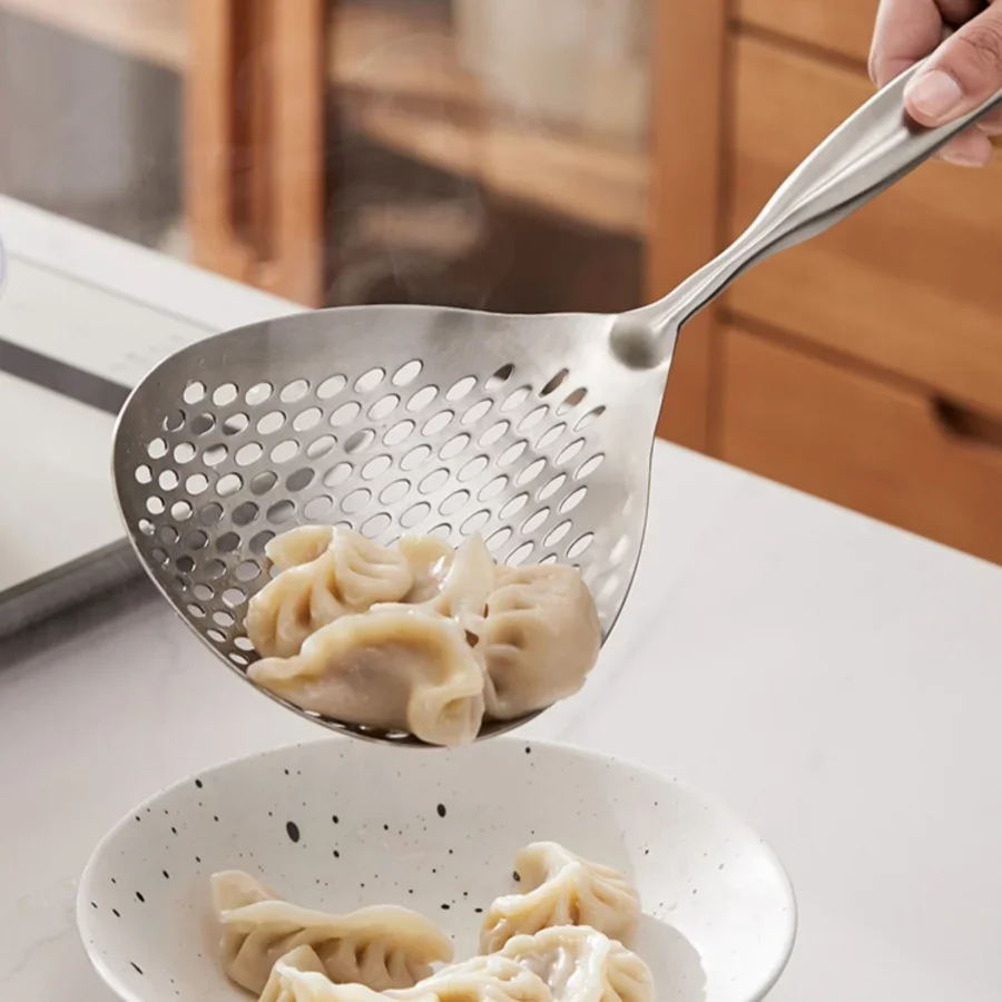 Cuchara coladora de acero inox - Commercial Kitchen Appliances reseña y precio