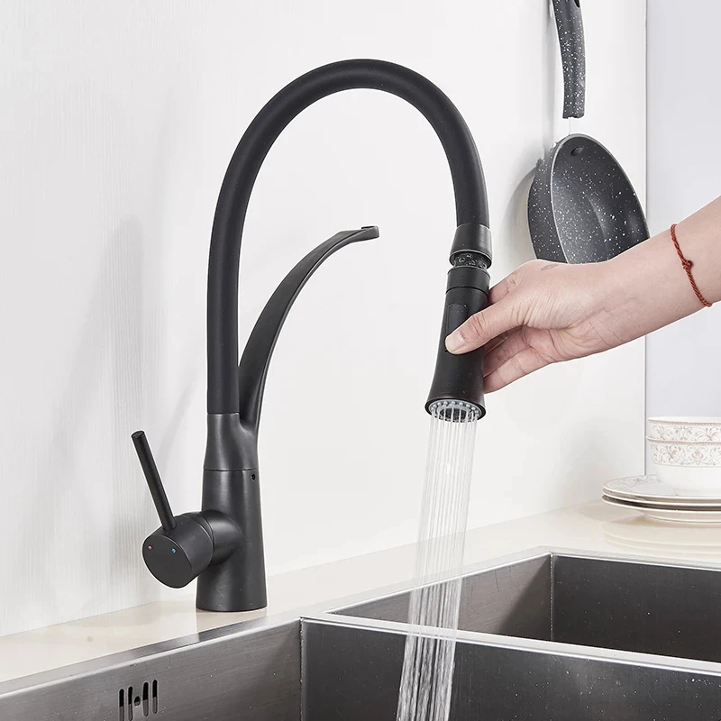 Grifo de cocina extraíble gira - Commercial Kitchen Faucets reseña y precio