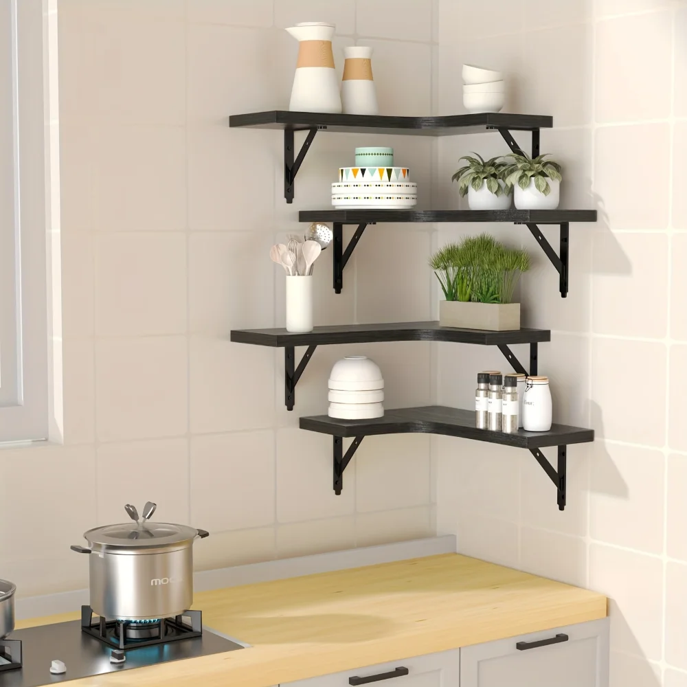 Estantes Flotantes de Madera N - Commercial Kitchen Shed reseña y precio