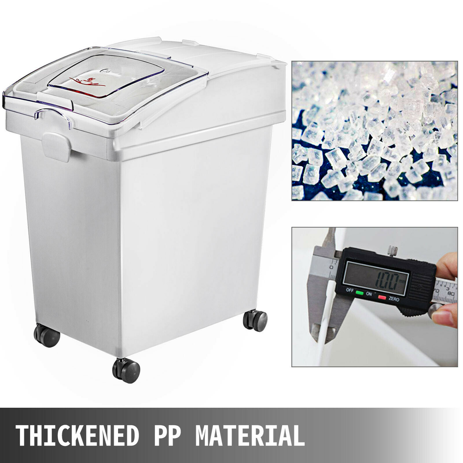 VEVOR-contenedor de almacenami - Commercial Kitchen Bin reseña y precio