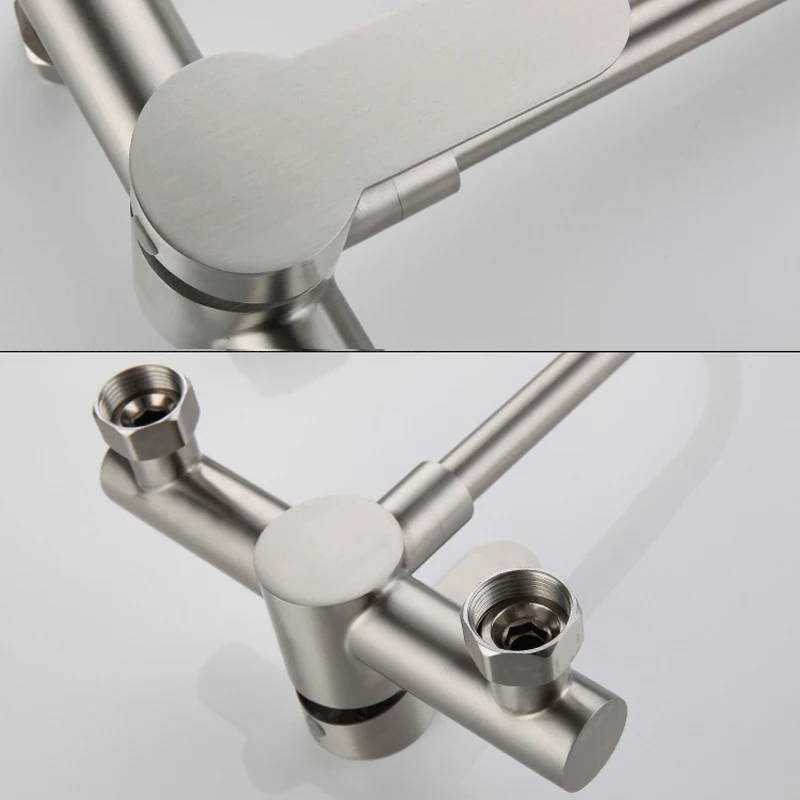 Grifo de cocina de acero inoxi - Commercial Kitchen Faucets reseña y precio