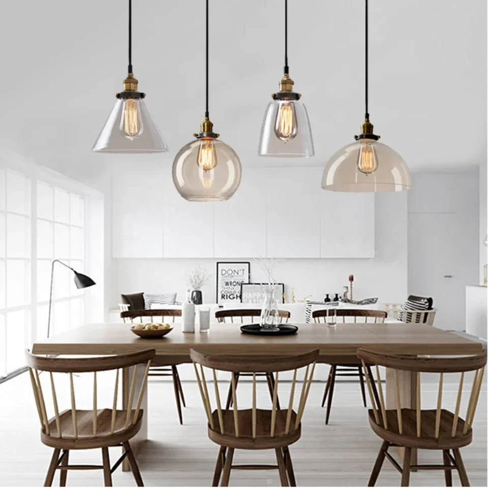 Lámpara colgante de cristal de - Commercial Kitchen Light reseña y precio