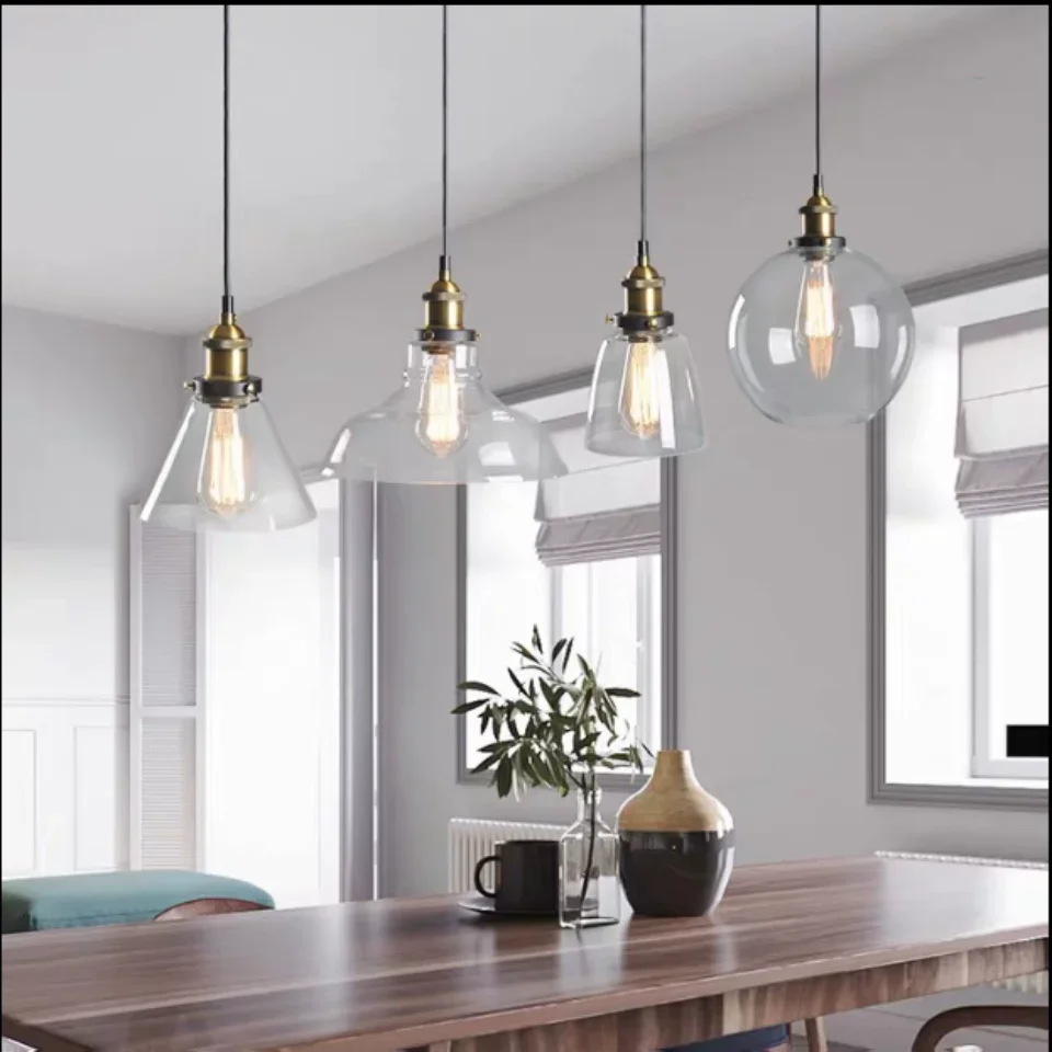 Lámpara colgante de cristal de - Commercial Kitchen Light reseña y precio