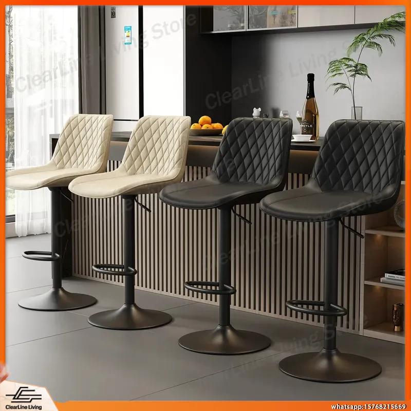 Taburete de Bar Giratorio con  - Commercial Kitchen Light reseña y precio