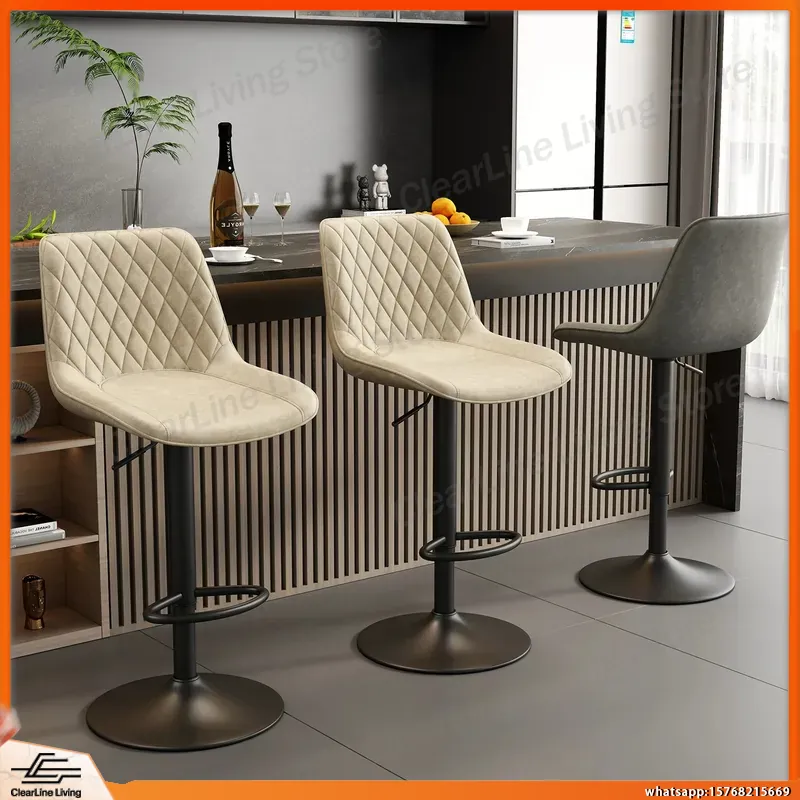Taburete de Bar Giratorio con  - Commercial Kitchen Light reseña y precio