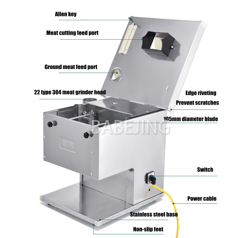 Cortadora de carne eléctrica t - Commercial Kitchen Appliances reseña y precio