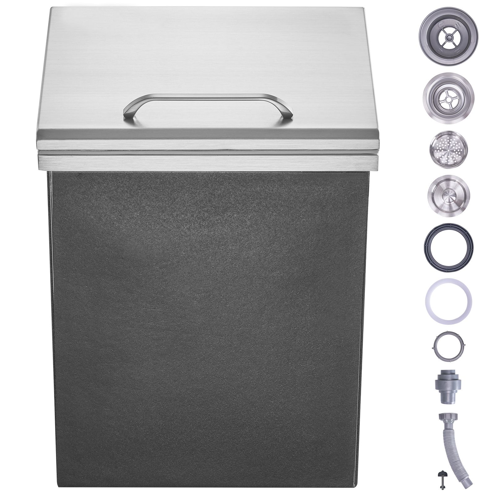 Contenedor de hielo de acero i - Commercial Kitchen Bin reseña y precio