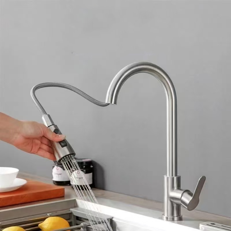 Grifo de Cocina Negro Extraíbl - Commercial Kitchen Faucets reseña y precio