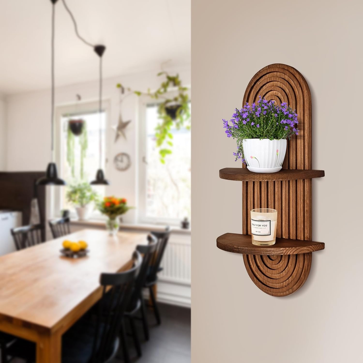 Estantes Flotantes de Madera,  - Commercial Kitchen Shed reseña y precio