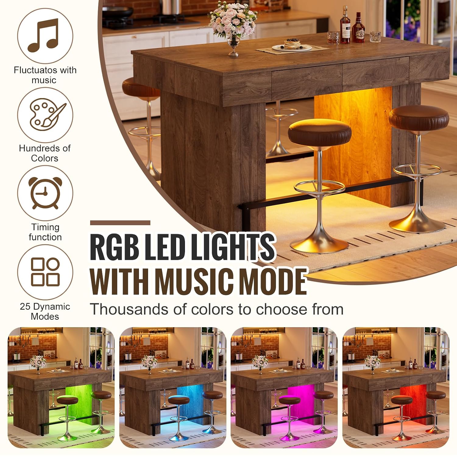 Mesa de Bar de 63 Pulgadas, Me - Commercial Kitchen Light reseña y precio