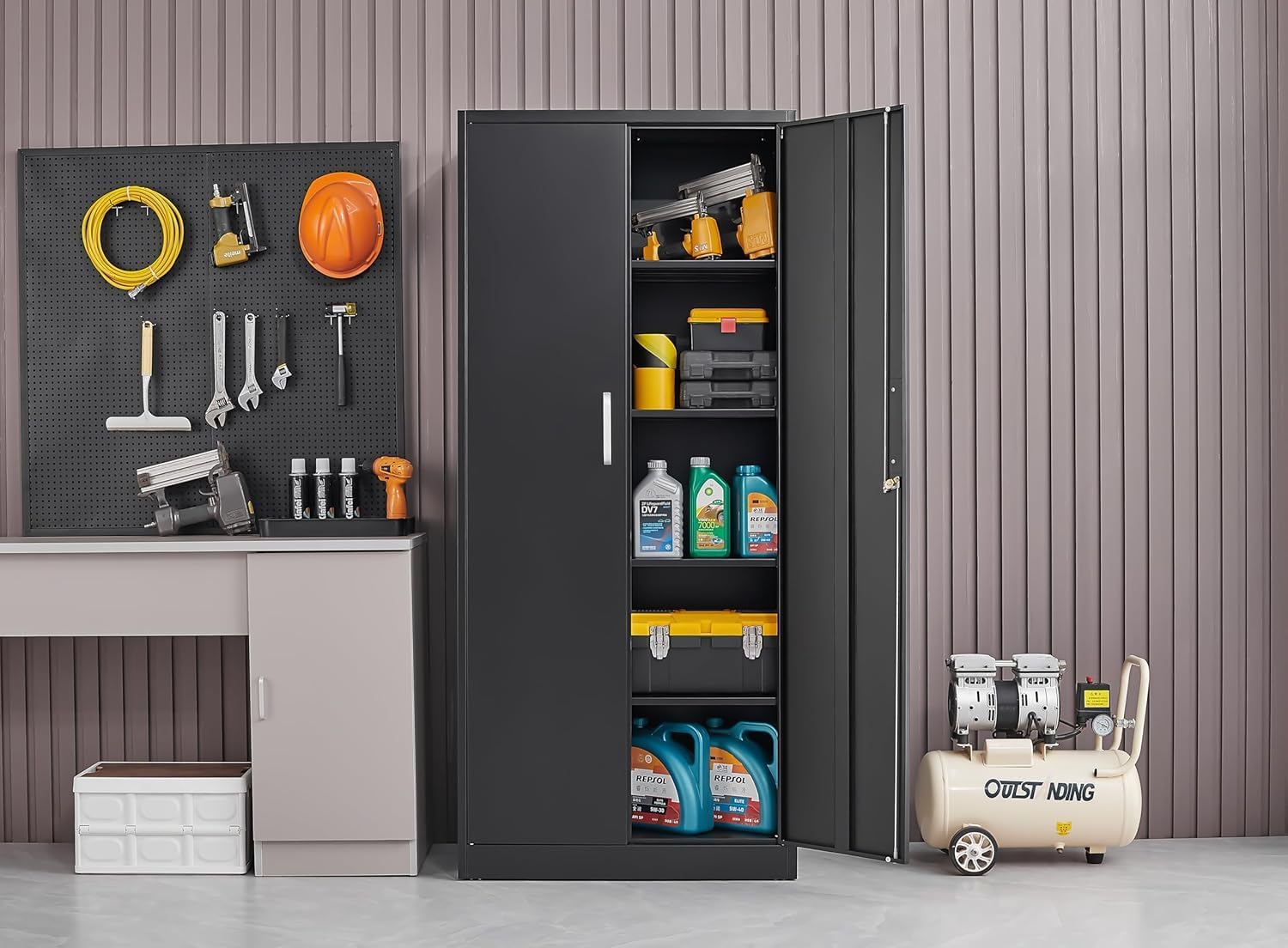 Armario de almacenamiento metá - Commercial Kitchen Shed reseña y precio