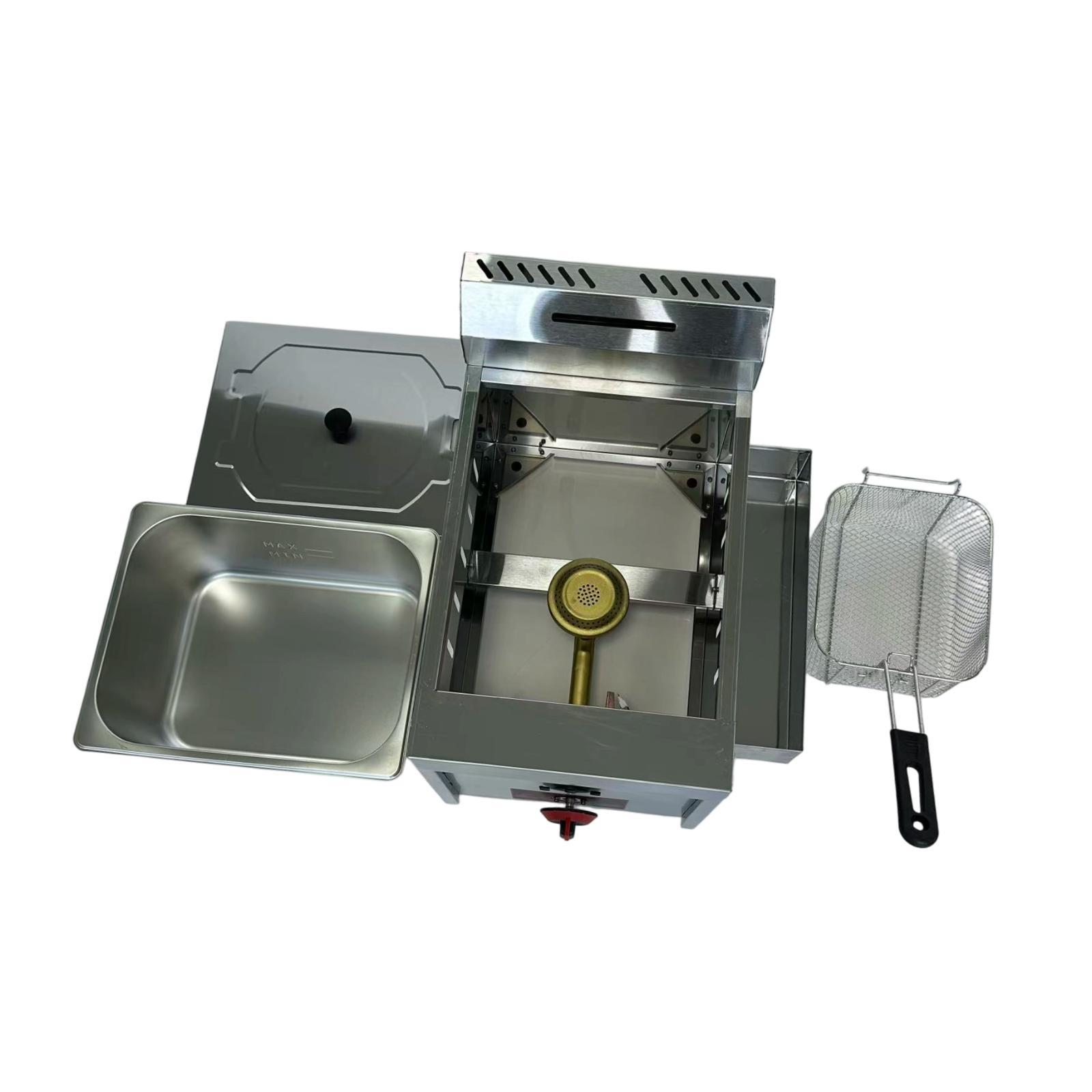 Freidora Comercial a Gas, Robu - Commercial Kitchen Appliances reseña y precio