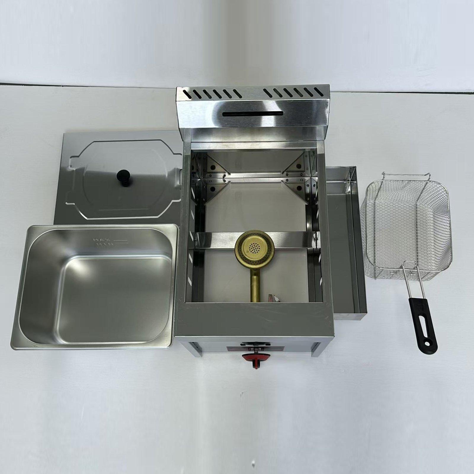 Freidora Comercial a Gas, Robu - Commercial Kitchen Appliances reseña y precio