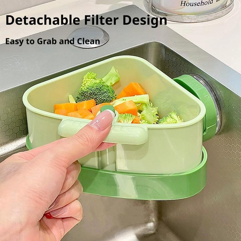 Cesta de drenaje con ventosa p - Commercial Kitchen Bin reseña y precio