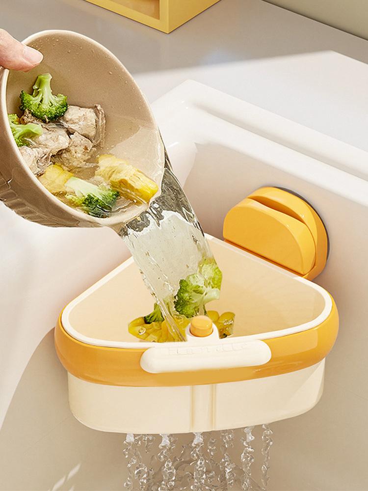 Cesta de drenaje con ventosa p - Commercial Kitchen Bin reseña y precio