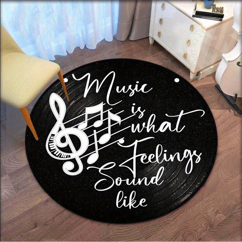 Alfombra redonda con patrón de - Commercial Kitchen Vinyl reseña y precio