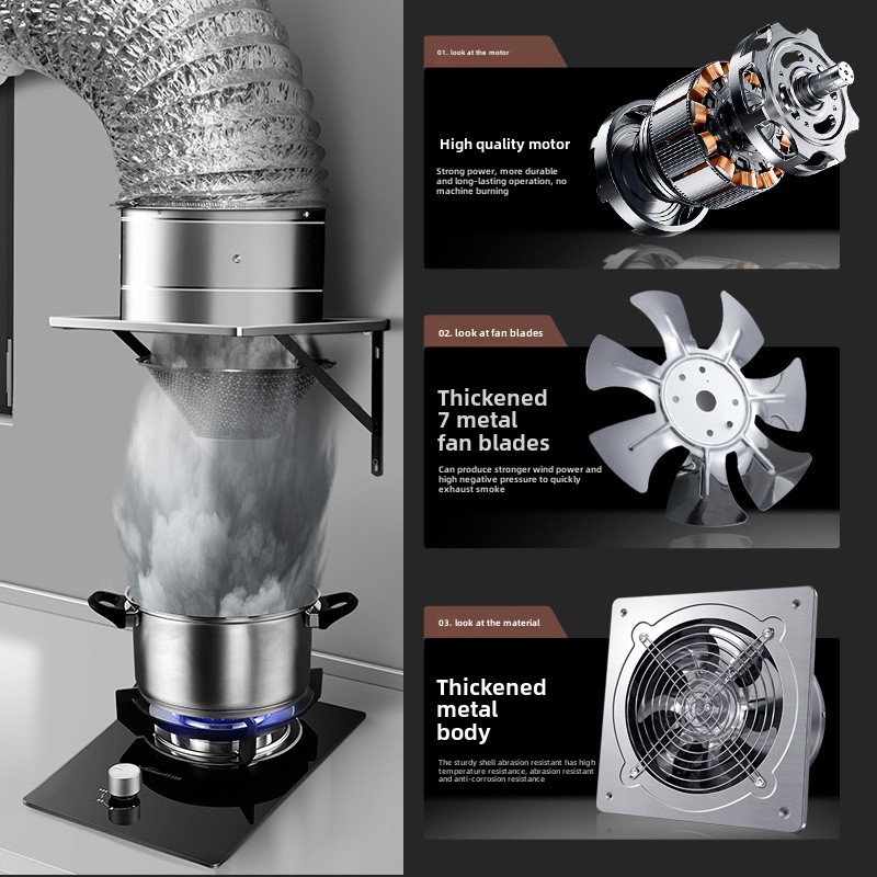 Extractor de aire de 6/8 pulga - Commercial Kitchen Ventilation reseña y precio